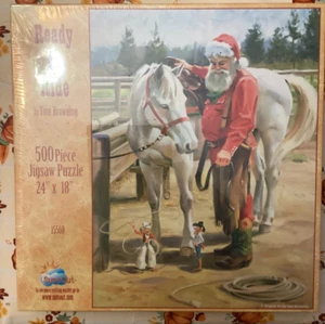 Sealed NIB Suns Out Ready to Ride Santa Horse Christmas Puzzle 500 Pieces 15560 - Picture 1 of 3