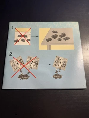 [ Instruction Manual ONLY ] Lego 3831 SpongeBob Squarepants Rocket Ride - Image 1 of 3