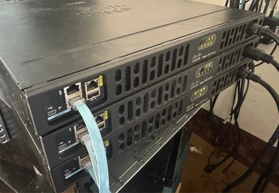 CISCO ISR4331/K9 with NIM-ES2-4, PVDM4-32 TESTED  Ver. 16.09.08 NOT AFFECTED LOG - Image 1 of 3