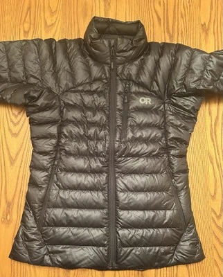 Outdoor Research Women’s Down Puffer Jacket Black Small - Image 1 of 4