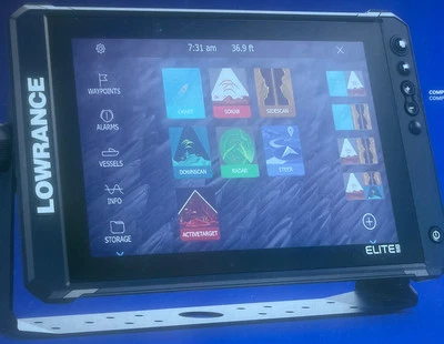 Lowrance Elite FS 12 Fishfinder Chartplotter Totalscan Transducer  - Image 1 of 4