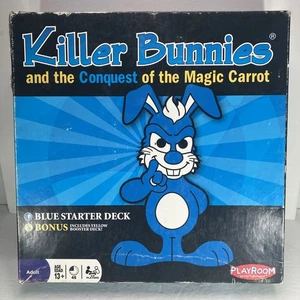 Killer Bunnies: Conquest Of The Magic Carrot Blue Deck & Yellow Booster Komplett - Bild 1 von 3