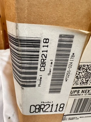 JBL Recone 套件 C8R2118 NOS 正品 8 英寸适用于 2118H 扬声器套件开箱 8 欧姆 — 第 1/4 张图片