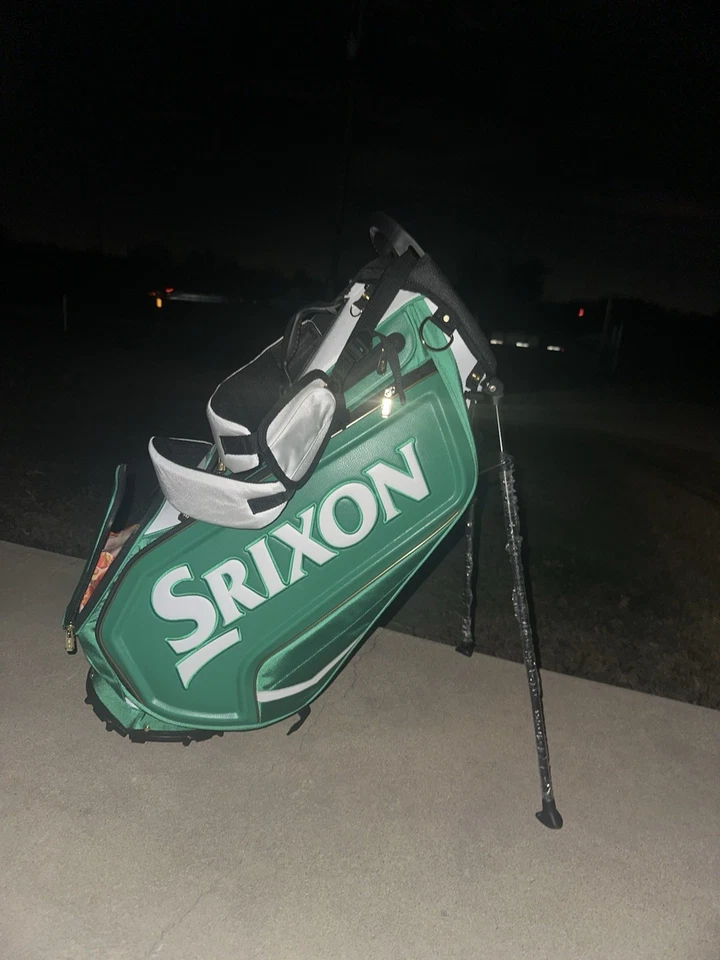 NUEVA Bolsa de Golf Srixon Edición Limitada 2024 Spring Masters Stand 4 Vías Verde Blanco Foto 1 de 4