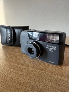 YASHICA microtec zoom 70 35mm Point & Shoot Film Camera FULLY TESTED New Battery - Picture 1 of 17
