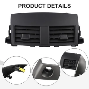 Practical Center Dash Vents Trim Bezels Black Replacement Wear-resistant - Picture 1 of 12