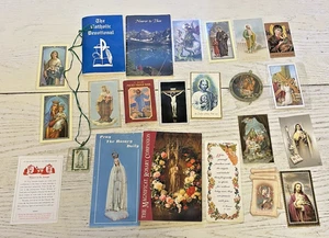 Katholische Hefte Karten Vintage Gebet Ephemera Lot 24 Broschüren - Bild 1 von 7