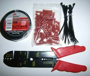 Metra Car Radio Installation Tool Accessory Connector Kit Crimpers Butt Zip Ties - Picture 1 of 2