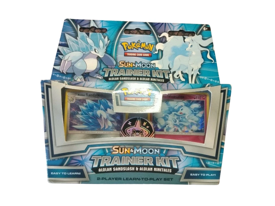 Pokemon TCG Sun & Moon Alolan Sandslash and Alolan Ninetales Trainer Kit