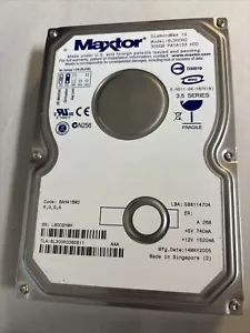 Maxtor 300GB DiamondMax 6L300R0 3.5” IDE Hard Drive Desktop HDD @HDD4 - Picture 1 of 2