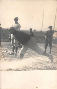 c.1910 RPPC früher Baseballkrug in Stierstift? Semi Pro Southern CT? #5 von 6 - Bild 1 von 2