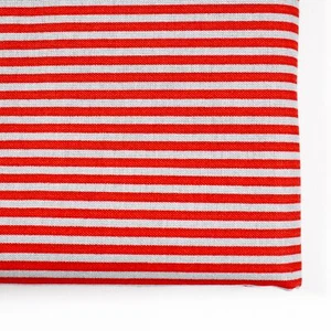 Smooth Sailing Jenni Calo Red Gray Stripe Cotton Quilting Fabric BTY Nautical - Picture 1 of 4