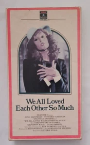 nino manfredi WE ALL LOVED EACH OTHER SO MUCH VHS VIDEOTAPE not dvd - Picture 1 of 2