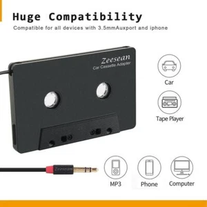 Adattatore per cassette per auto Bluetooth senza fili per audio stereo per - Foto 1 di 9