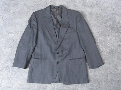 Blazer Tiger of Sweden para Hombres 42S Lana Gris Rayas Abrigo Deportivo Chaqueta Manga Larga Foto 1 de 4
