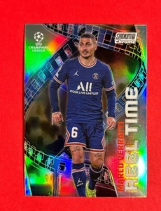 Marco Verratti ~ 2022 Stadium Club Chrome Champions League ~ Reel Time - Picture 1 of 2