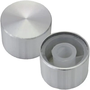 20mm 6mm Dshaft Plain Metal Shell Control Knob HiFi Amplifier Volume Adjustment - Picture 1 of 2