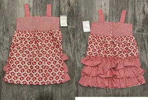 NWT PERSNICKETY Sz 7 Red OLIVIA Holiday Ruffle Bustle Dress Christmas NEW $80 - Picture 1 of 7