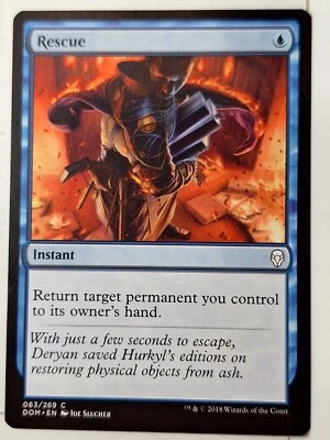 Rescue - Dominaria - Magic the Gathering MTG Nice! - Image 1 of 2