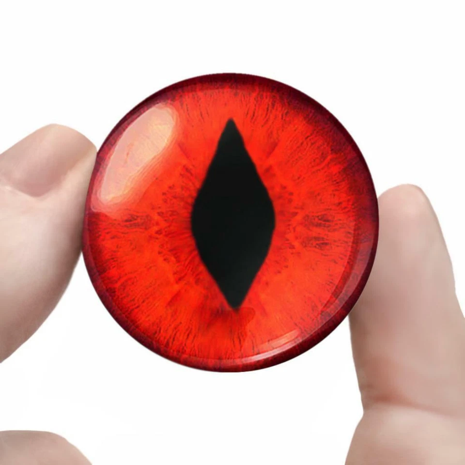 Glass Monster Eyes Taxidermy Craft Eyeballs 30mm Foto 1 de 4