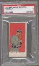 1909 E92 Nadja Caramel Rube Ellis - PSA 5