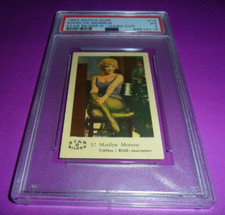 1963 MARILYN MONROE Dutch Gum Movie Film Cards Star Bilder D 12 PSA 3 Centered