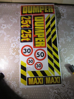 121Y Board Decal Reference 940J Multicolor Dumper Maxi 25T 48X21 - Image 1 of 4