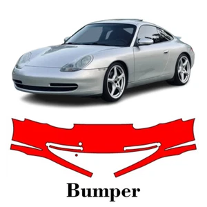 Front bumper PreCut PPF Paint Protection Film For Porsche Carrera 1999-2001 - Picture 1 of 8