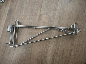METRO Super Erecta Chrome Double Direct Wall Mount Bracket 18" Shelves 2WD18C - Picture 1 of 9