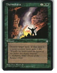 Magic the Gathering - Ice Age Thermokarst 1995 Uncommon - Picture 1 of 2