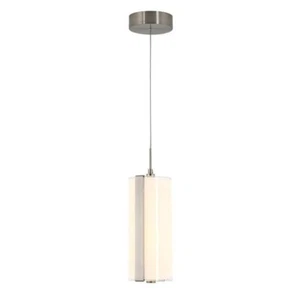Artika Subway Round 12-Watt 1 Light Chrome Modern Integrated LED Mini Pendant Li - Picture 1 of 2