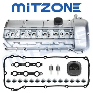 ALUMINUM Valve Cover w/ Gasket for 98-02 BMW E39 525i 528i E46 325i 328i 330i X5 - Picture 1 of 7