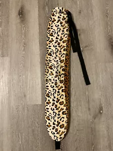 Luxury Fleece YuYu Bottle Leopard Print Wrap Around Hot Water Bottle Excellent - Picture 1 of 12