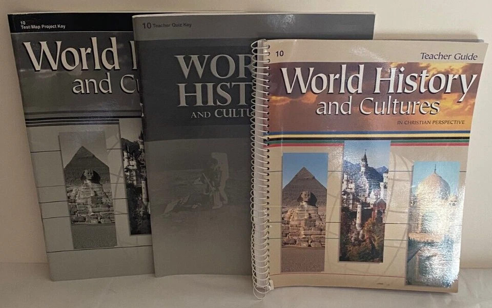 A Beka Gr 10 World History and Cultures Teacher Guide Test Map & Quiz Key - Image 1 of 1