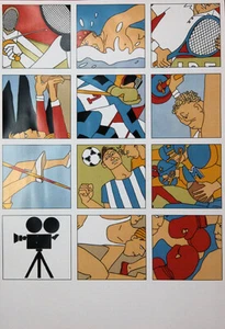 PRATT MALTESE SHORT POSTER SPORTS CINEMA AND GRAND PALAIS UNSIGNED POSTERS - Picture 1 of 2
