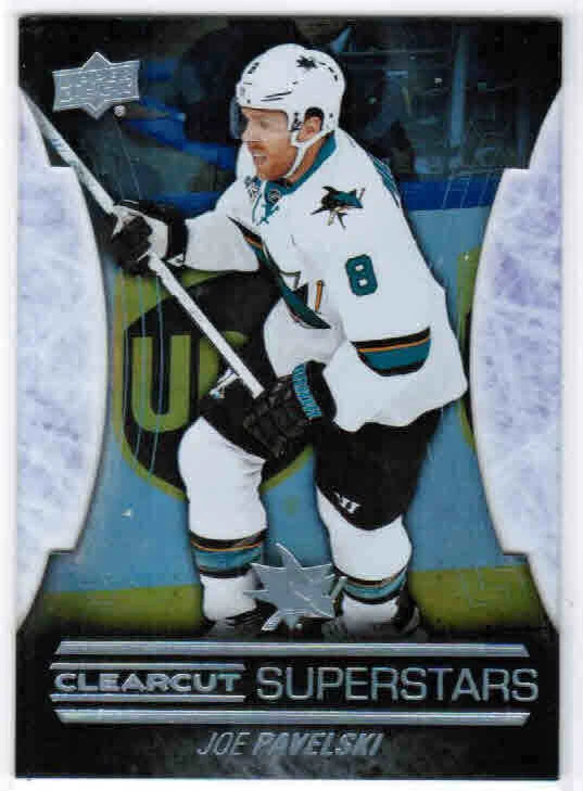 15/16 2015 UD SERIES 2 JOE PAVELSKI CCS-55 CLEARCUT SUPERSTARS SAN JOSE SHARKS - Image 1 of 1