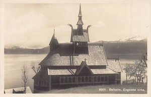 NORGE Norway - BALHOLM - Engelske Kirke - Publ. Carl Normann 9307 - Picture 1 of 2