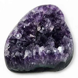 Amethyst Polished Edge Geode A-Grade Brazil 1lb 6.5oz. - Imagen 1 de 5