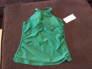 Seafancy Swim Tankini Top Womens Size S Adjustable Spaghetti Straps NWT Green - Picture 1 of 3