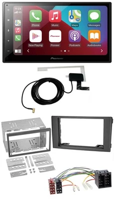 Pioneer USB Bluetooth DAB MP3 2DIN Autoradio für Iveco Daily 06-14 schwarz - Bild 1 von 4
