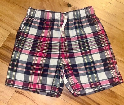 NUEVO SIN ETIQUETAS PANTALONES CORTOS CHINOS A CUADROS AZUL MARINO Y ROJO TALLA 8 LD7 Foto 1 de 3