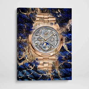 Vacheron Constantin Overseas - Impresión de arte de pared en lienzo - Impresión de póster de arte de reloj - Imagen 1 de 10