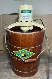 VTG Rival White Mountain 6QT Electric Ice Cream Freezer Maker Model F69206 - Picture 1 of 8