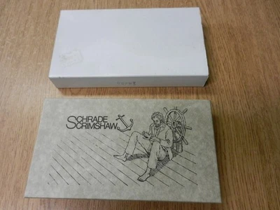 Nuevo cuchillo de hoja fija Schrade USA 152 SC con funda y caja de 7" de largo sin usar Foto 1 de 4