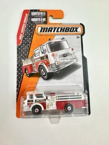 Matchbox MBX Heroic Rescue (2014) Red & White '75 Mack CF Toy Truck 55/120 - Picture 1 of 7