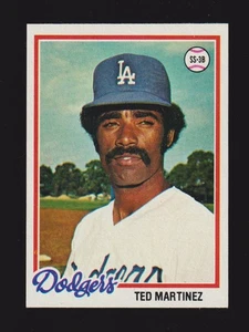 Ted Martinez 1978 Topps #546 Los Angeles Dodgers casi nuevo+ A - Imagen 1 de 2