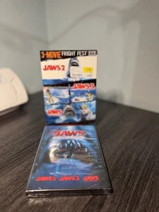 Jaws 2, Jaws 3, Jaws The Revenge DVD Fright Fest Sealed FYE Exclusive - Imagen 1 de 3