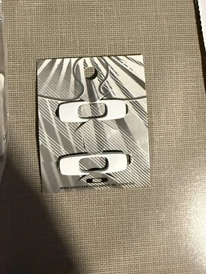 Oakley Batwolf Polished White OEM Icons - Image 1 of 2