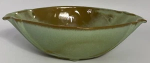 Frankoma #201 Prairie Green Serving Bowl 9 1/2 Inches - Picture 1 of 6