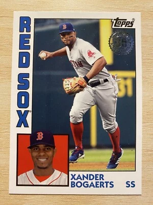 2019 Topps 1984 Topps 35th Anniversary Insert #84-5 Xander Bogaerts - Image 1 of 2